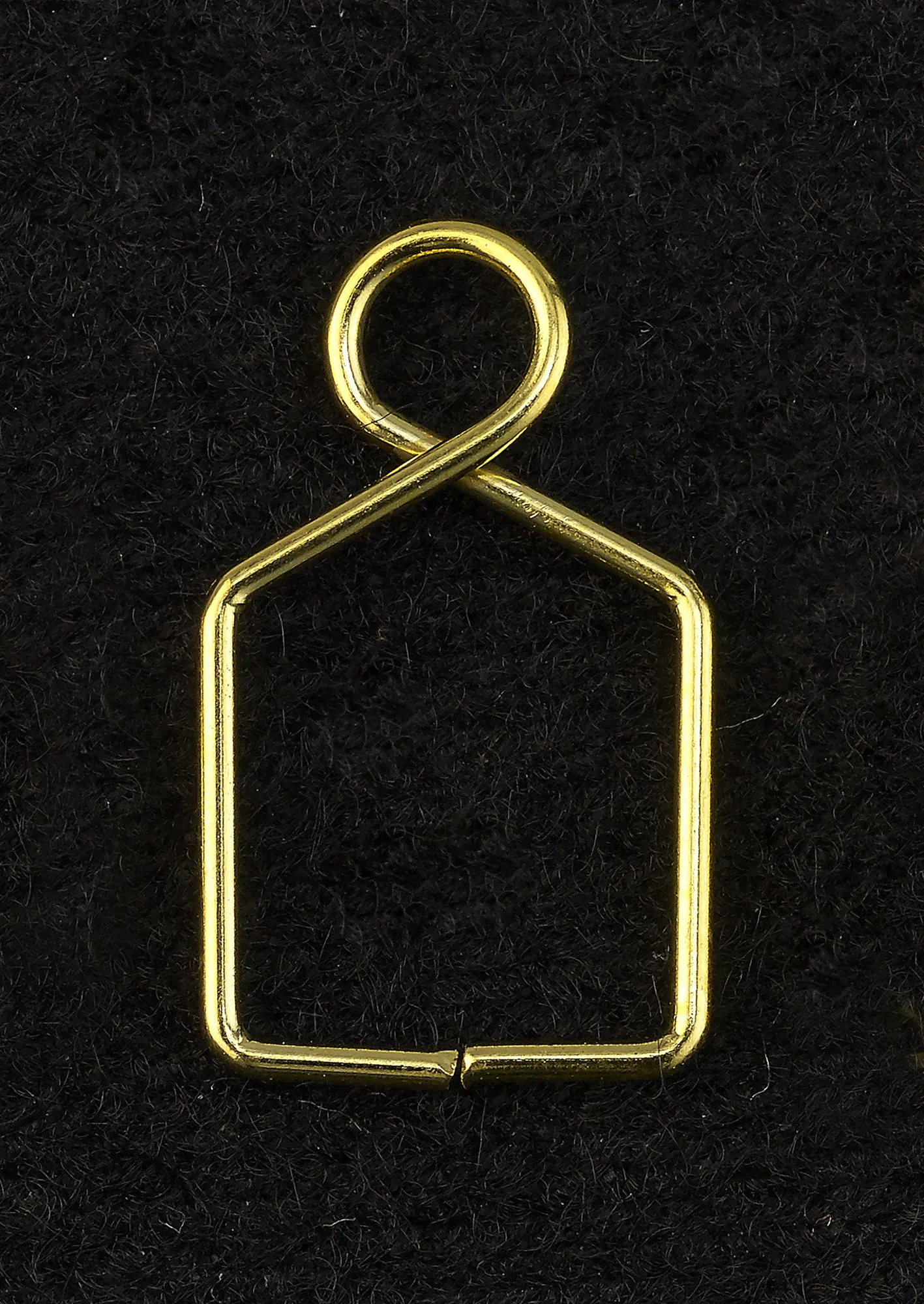 C90077  Square Claw Link 10X18mm Gold